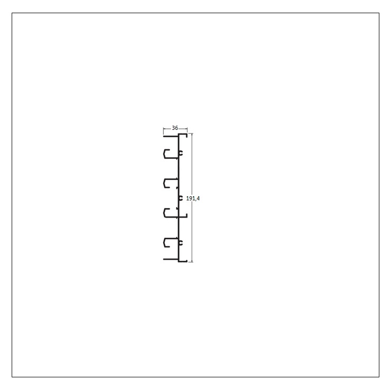 FLG-070 MARCO SUPERIOR 4 FOLHAS