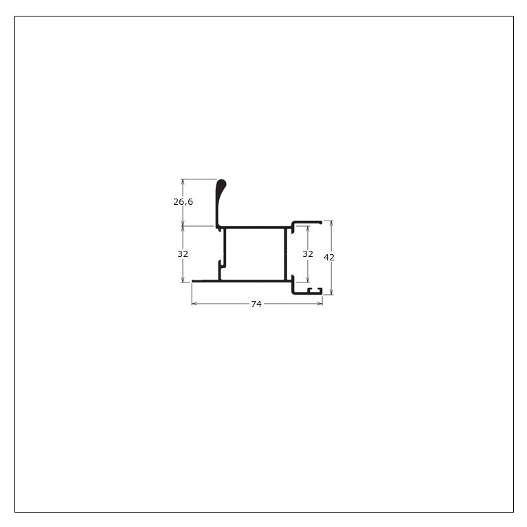 FLG-020 MONTANTE LATERAL DA FOLHA 